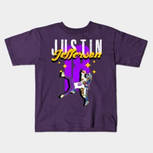 Justin Jefferson 18 - Minnesota Vikings Kids T-Shirt